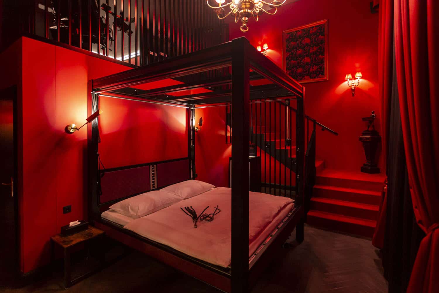 Rotes Zimmer im Soho Graz