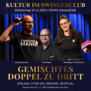 Kultur im Swingerclub „Gemischtes Doppel zu Dritt“
